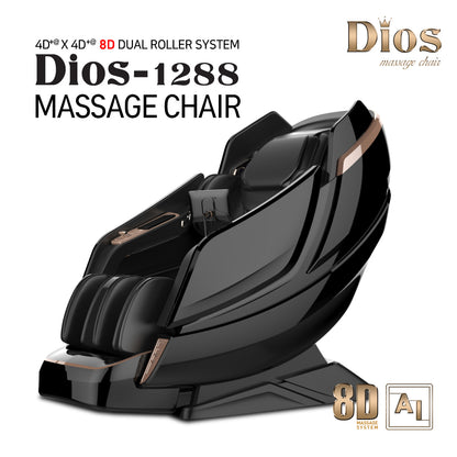 [Pre-Order 6-30-2026] Kahuna Dios 1288 Massage Chair, 8D AI Dual Core (4D+4D) with Air Float System, Precision Human-Like Massage - Pre Order