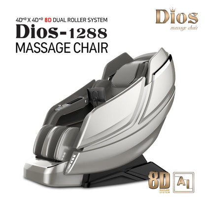 [Pre-Order 6-30-2026] Kahuna Dios 1288 Massage Chair, 8D AI Dual Core (4D+4D) with Air Float System, Precision Human-Like Massage - Pre Order