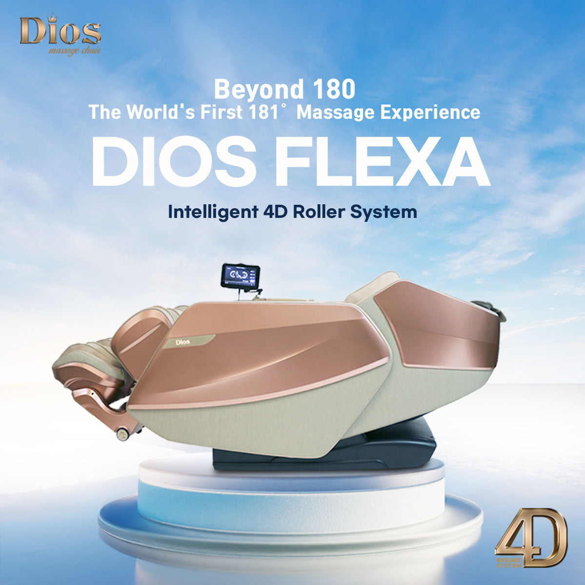 kahuna Dios Flexa Massage Chair World’s First 181° Full-Body Hyper-Extension Stretching Chair
