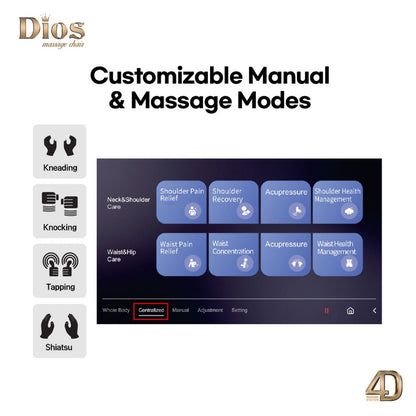 kahuna Dios Flexa Massage Chair World’s First 181° Full-Body Hyper-Extension Stretching Chair
